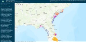 Screen grab of Black Rail Habitat Management Tool