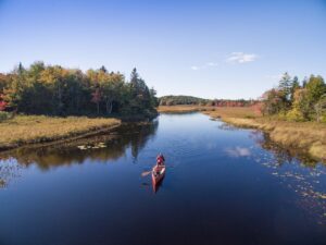 Kayakers on Orange Lake South. Ken Woisard